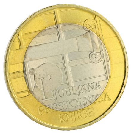 Slovénie 3 Euros Commémo. SLOVENIE 2010 - Ljubjana  capitale mondiale du livre