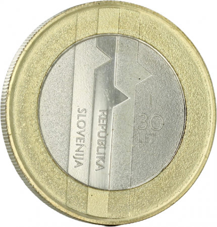 Slovénie 3 Euros Commémo. SLOVENIE 2021 - 30 ans de la République de Slovénie