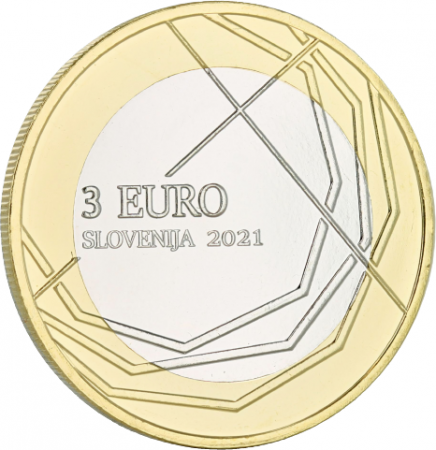 Slovénie 3 Euros Commémo. SLOVENIE 2021 - 300 ans de la Passion de kofja Loka