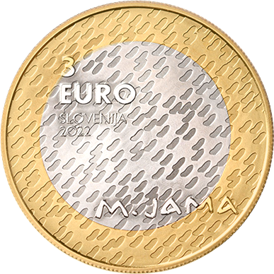 Slovénie 3 Euros Commémo. SLOVENIE 2022 - 150 ans de Matija Jama