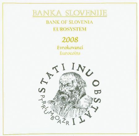 Slovénie Coffret BU Euro SLOVENIE 2008 - Primož Trubar