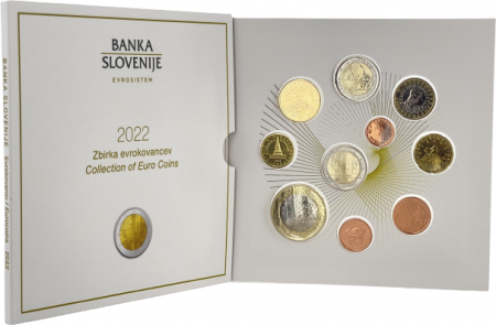 Slovénie Coffret BU Euro SLOVENIE 2022 - 150 ans de Joe Plenik et de Matija Jama