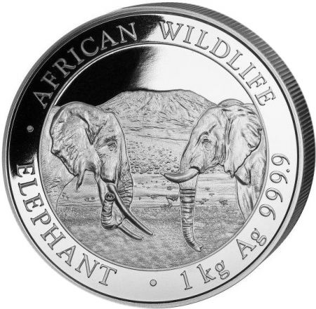 Somalie 1 Kilo Argent Somalie 2020 - Éléphant