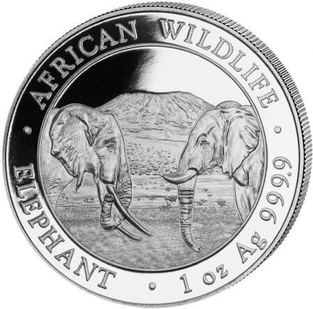 Somalie 1 Once Argent Somalie 2020 - Éléphant