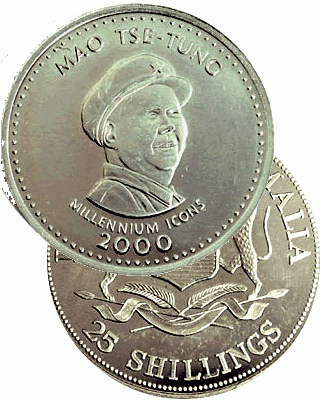 Somalie 25 Shillings REP. DE SOMALIE - Mao Tse Tung