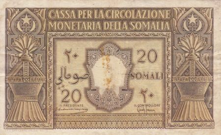 Somalie Italienne 20 Somali - 1950 Série A 014 - P.14 - TB