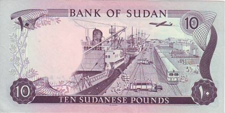 Soudan 10 Pound Imm. Banque du Soudan - Navires