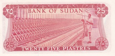 Soudan 25 Piastres 1978 - Bâtiment, industrie textile