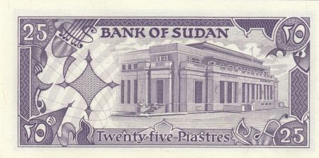 Soudan 25 Piastres Chameaux - Banque Centrale - 1987