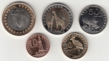 Soudan Sud Soudan Série 5 Monnaies 2015