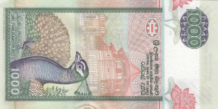 Sri-Lanka 1000 Rupees Elephant - Paon - 2006 - Neuf