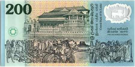 Sri-Lanka 200 Rupees, Temple - Palais - 1998 - P114 b