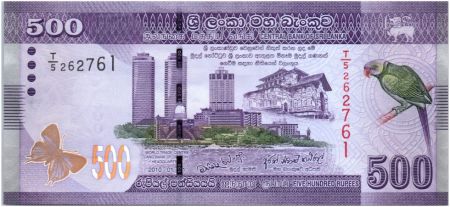Sri-Lanka 500 Rupees 2010 - Oiseau - Danseurs