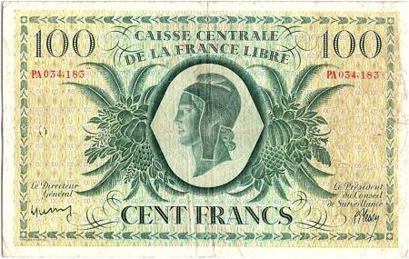 St-P. et Miquelon 100 Francs Marianne - 1941