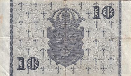 Suède 10 Kronor - Roi Gustaf Vasa - 1953 - P.43a