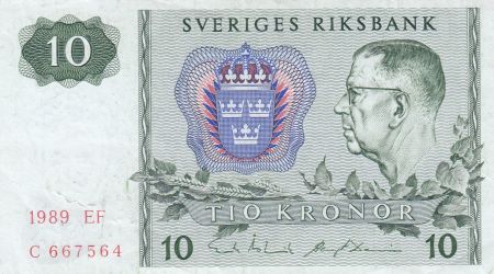 Suède 10 Kronor 1979 - Carl XVI Gustaf - EF