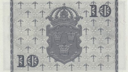 Suède 10 Kronor Roi Gustaf Vasa - 1953