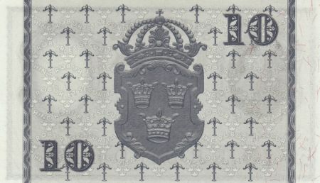 Suède 10 Kronor Roi Gustaf Vasa - 1956