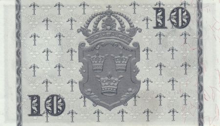 Suède 10 Kronor Roi Gustaf Vasa - 1957