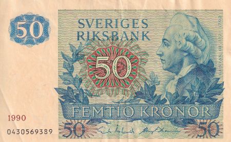 Suède 50 - Kronur - Gustav III - 1990 - P.53c