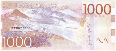 Suède New4.2015 1000 Kronor, Dag Hammarskjöd - Diplomate 2015