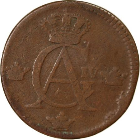 Suède SUÈDE  GUSTAV IV ADOLF - 1/2 SKILLING 1809