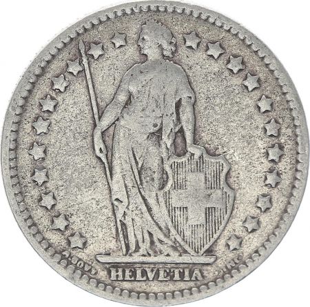 Suisse 1 Franc Helvetia - 1920 B Berne