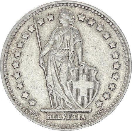 Suisse 1 Franc Helvetia - 1952 B Berne