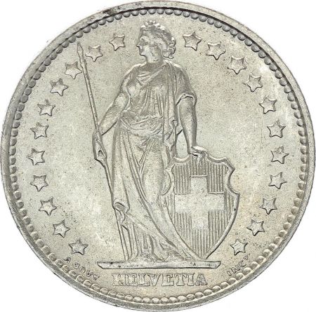 Suisse 1 Franc Helvetia - 1966 B Berne