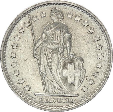 Suisse 1 Franc Helvetia - 1967 B Berne