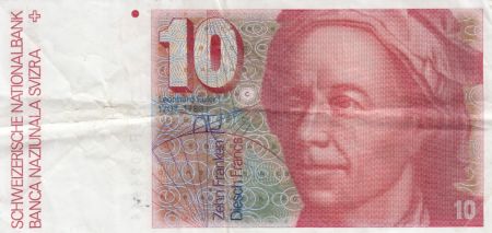 Suisse 10 Francs Leonhard Euler - 1979 - TTB - P.53a