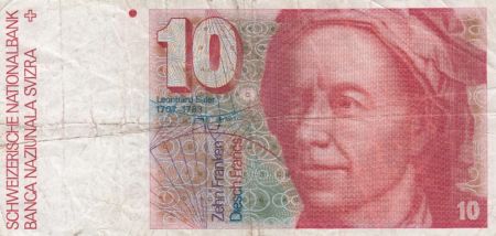 Suisse 10 Francs Leonhard Euler - 1990 - TB - P.53h