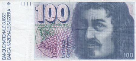 Suisse 100 Francs Francesco Borromini - 1991 - TTB - P.57k