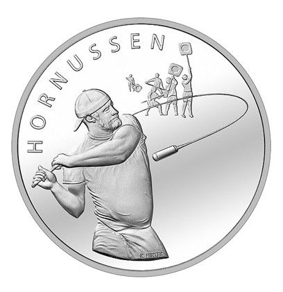 Suisse 20 Francs, Hornuss - 2015 Argent
