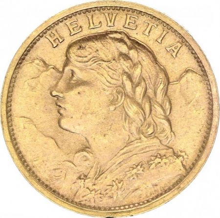 Suisse 20 Francs Vreneli 1927 - B