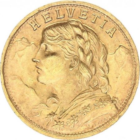 Suisse 20 Francs Vreneli 1947 - B