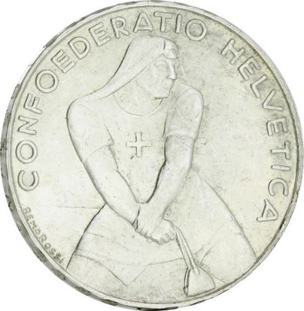 Suisse 5 Francs Suisse 1939 - 600 ans Bataille de Laupen