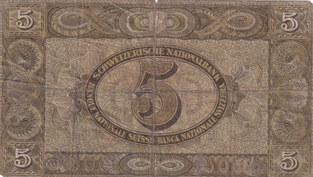 Suisse 5 Francs William Tell - 16-10-1947 - Série 33 E