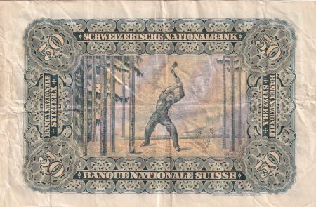 Suisse 50 Francs Tête de Femme - 23-11-1927 - Série 6