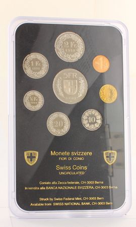 Suisse Coffret FDC 8 monnaies - 1 centime à 5 Francs - Berne - 1992