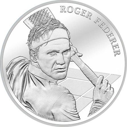 Suisse Roger Federer 20 Francs Suisse 2020 Argent Suisse