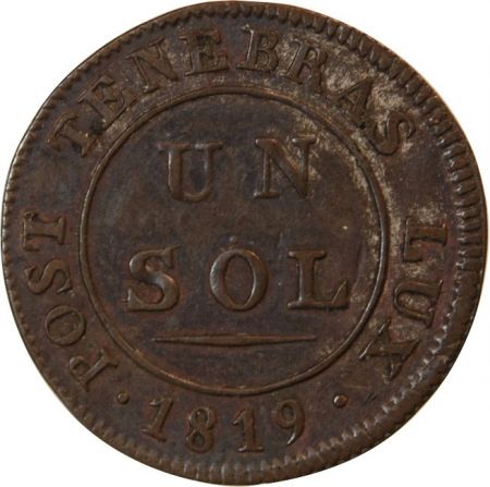 Suisse SUISSE  GENÈVE - 1 SOL 1819