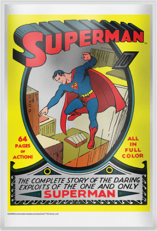 Superman #1 - Affiche Collector Argent 2018