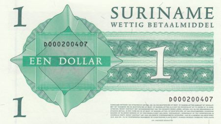 Suriname 1 Dollar Banque Centrale - 2004