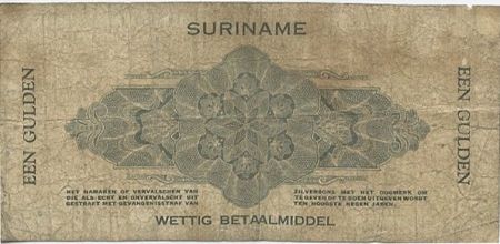 Suriname 1 Gulden Femme casquée