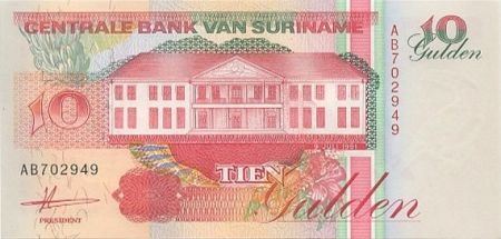 Suriname 10 Gulden Récolte des bananes - 1996