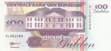 Suriname 100 Gulden Exploitation minière - 1998 - Neuf