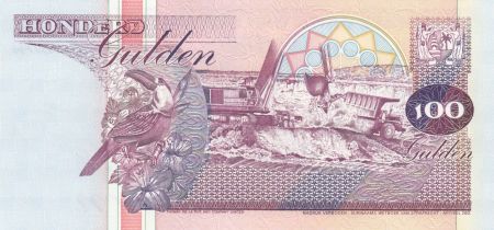 Suriname 100 Gulden Exploitation minière - 1998 - Neuf