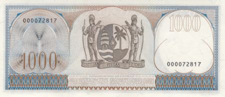 Suriname 1000 Gulden Femme  - Armoiries 1963 - Neuf