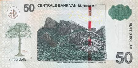 Suriname 50 Dollars - Banque - Kasikasima - 2019 - NEUF - P.NEW